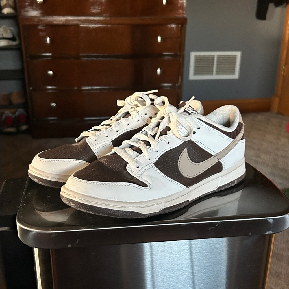 Size 7.5 Baroque Brown Nike Dunks